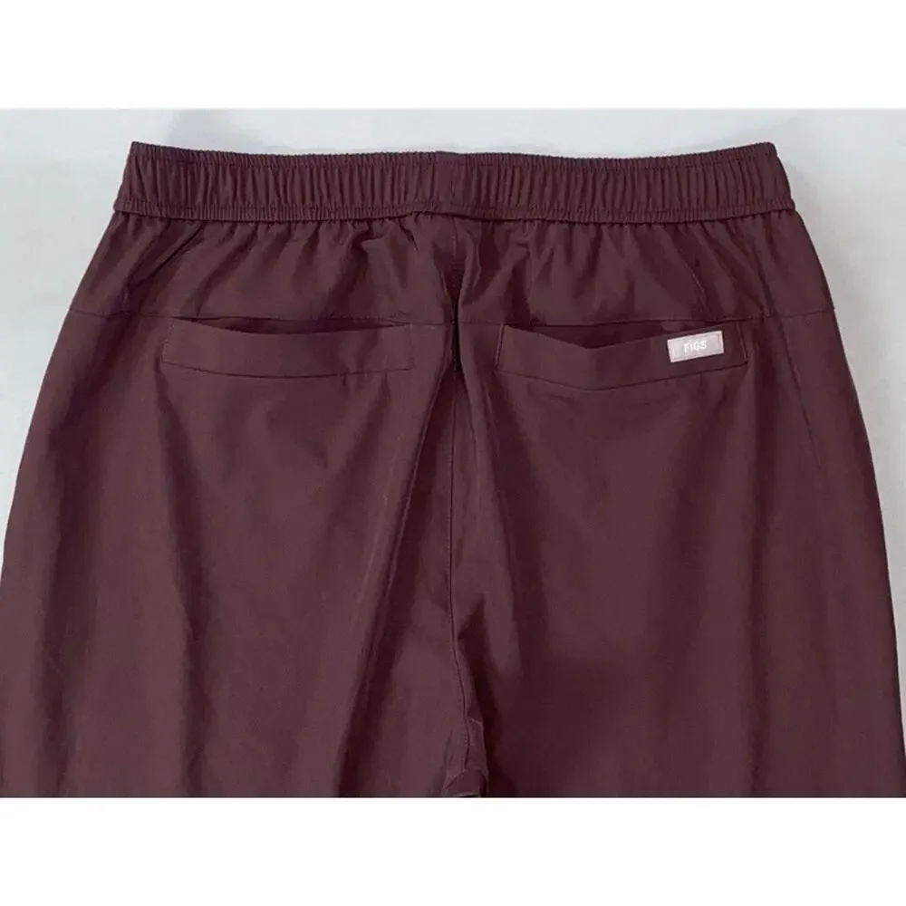 FIGs M21SW2015 Men's Tansen Technical Jogger Scrub Pants. Burgundy, Size M. EUC!